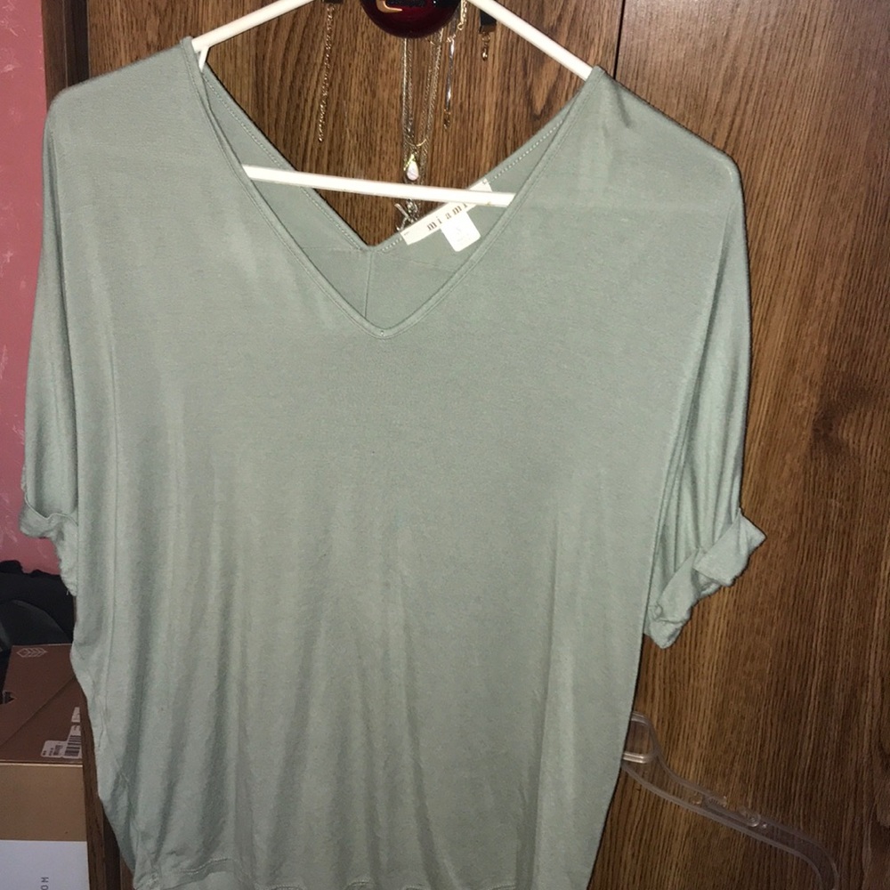 Light mint green blouse